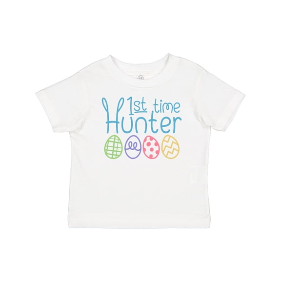 Inktastic 1st Time Hunter Easter Egg Hunt Boys or Girls Baby T-Shirt