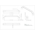 thumbnail image 2 of Elements 239-128 Brenton 5-1/16" (128Mm) Center To Center Contemporary Designer Cabinet, 2 of 4