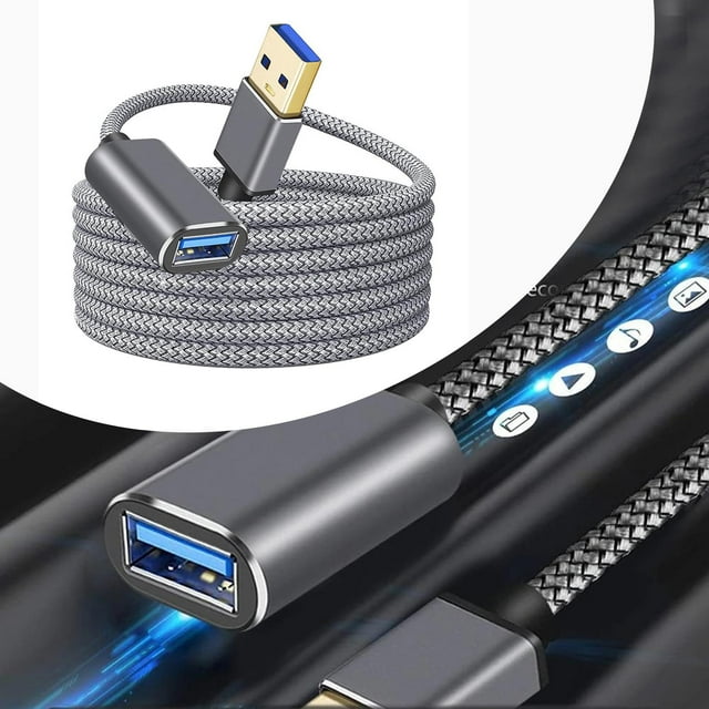 Cable de extensión USB perfke 3.0 macho hacia hembra 05 m