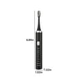 thumbnail image 2 of Kezqiaxn Home Gadgets Electric Toothbrush, Low Noise, Portable, Smart Timer Electric Toothbrush Ipx7 Water Electric Toothbrush Vibration Black, 2 of 8