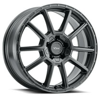 VOXX Monte Rim 17X7.5 5X100/5X114.3 Offset 20 Matte Black (Quantity of 1)