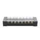 thumbnail image 3 of Conector de bloque terminal de cable de 8 posiciones en 2 filas, 3 piezas, TB-1508, 600V, 15A, 3 of 4
