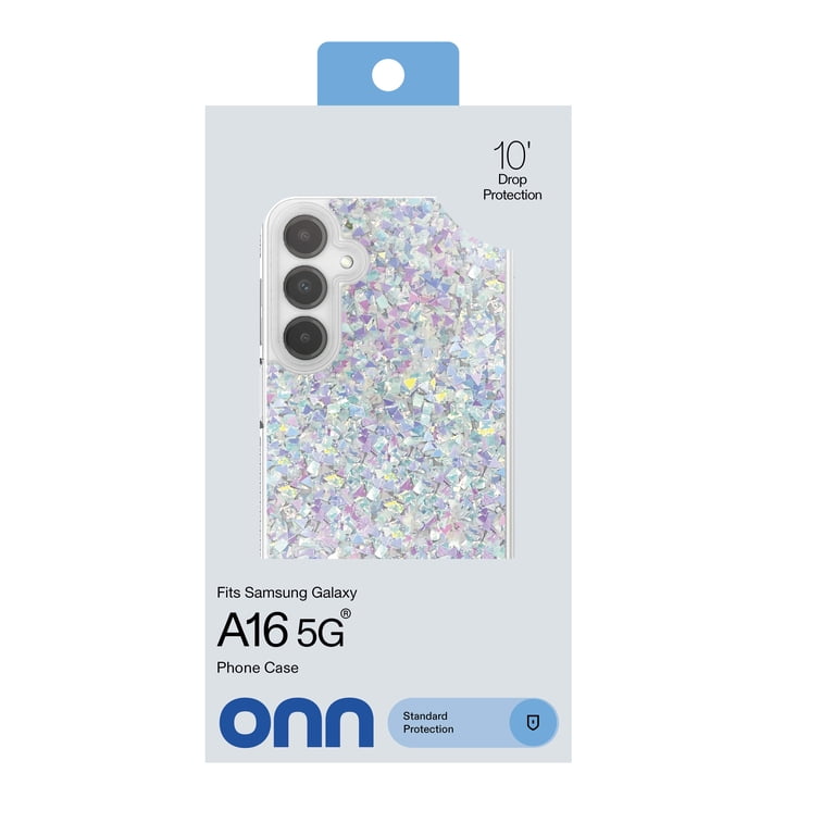 onn Samsung Galaxy A16 5G Case Iridescent Glitter photo 4