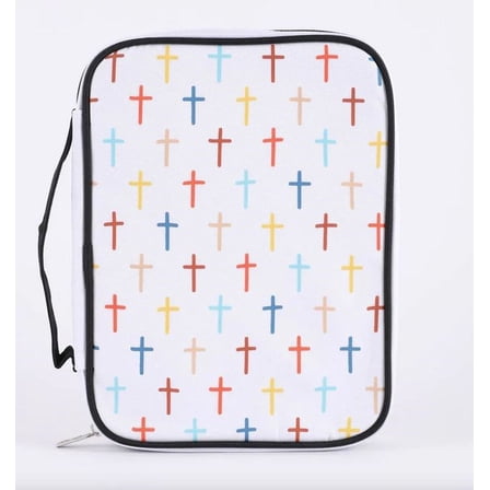 Bible Cover-Colorful Crosses-Medium