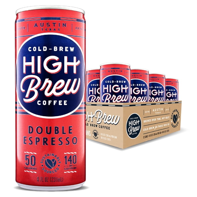 Café Cold Brew High Brew Doble Espresso 237 ml Pack de 12