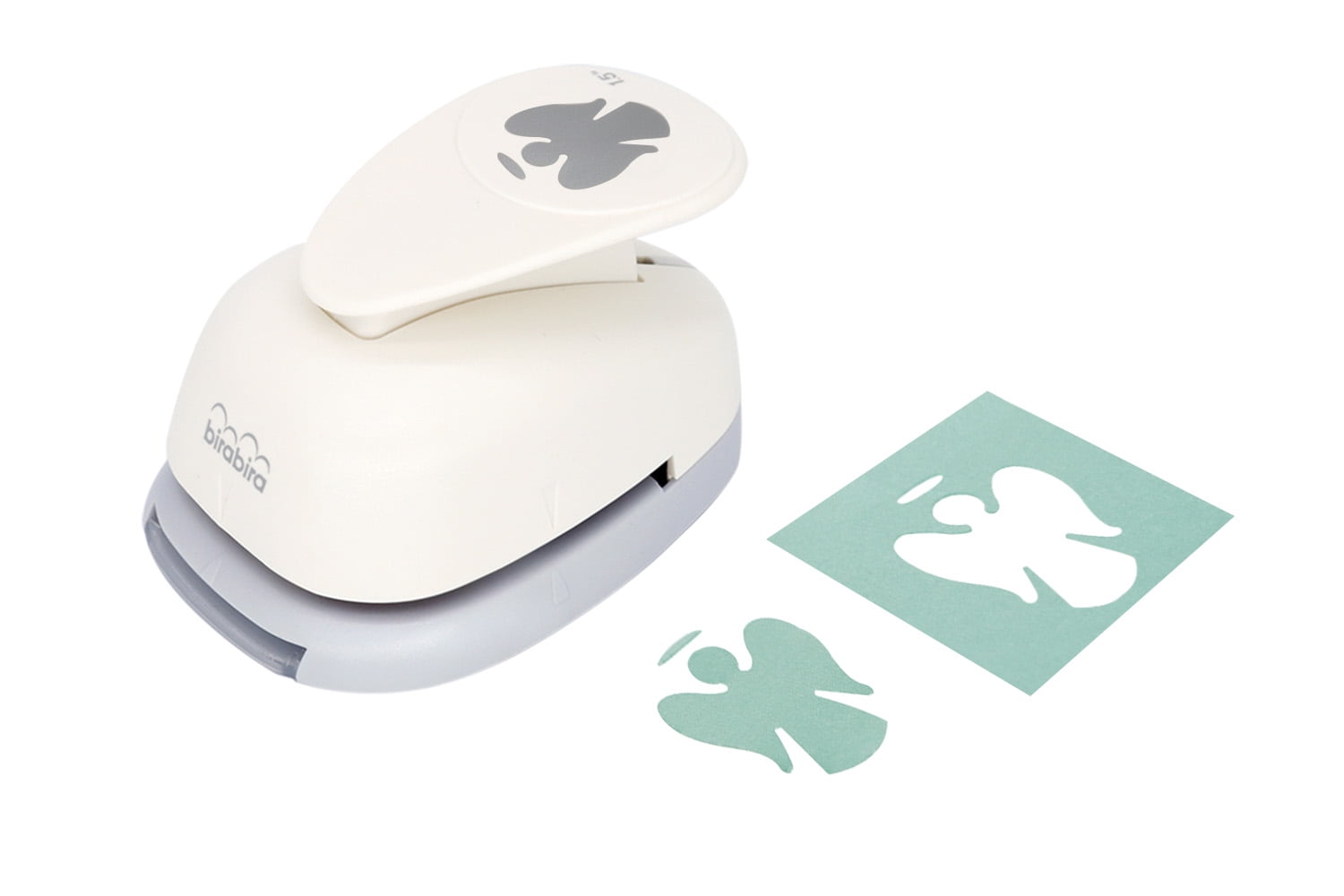 Bira Craft 1.5 inch Angel 3 Lever Action Craft Punch for Paper Crafting Scrapbooking Cards Arts