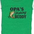 thumbnail image 4 of Inktastic Opa's Fishing Buddy Boys Baby Bodysuit, 4 of 5