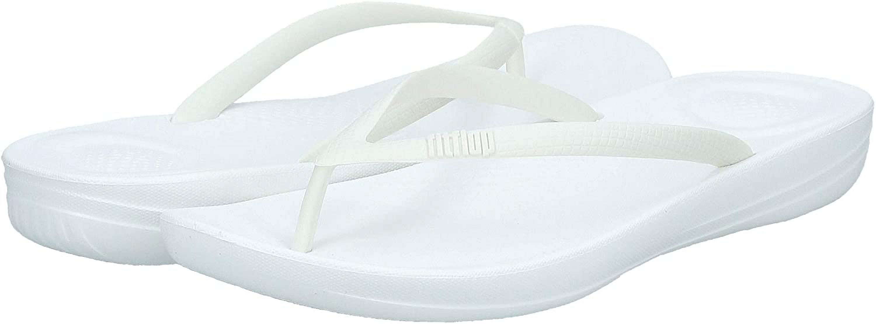 FitFlop Womens Iqushion Flip Flop-Solid 8 Urban White FitFlop Womens Iqushion Flip Flop-Solid 8 Urban White