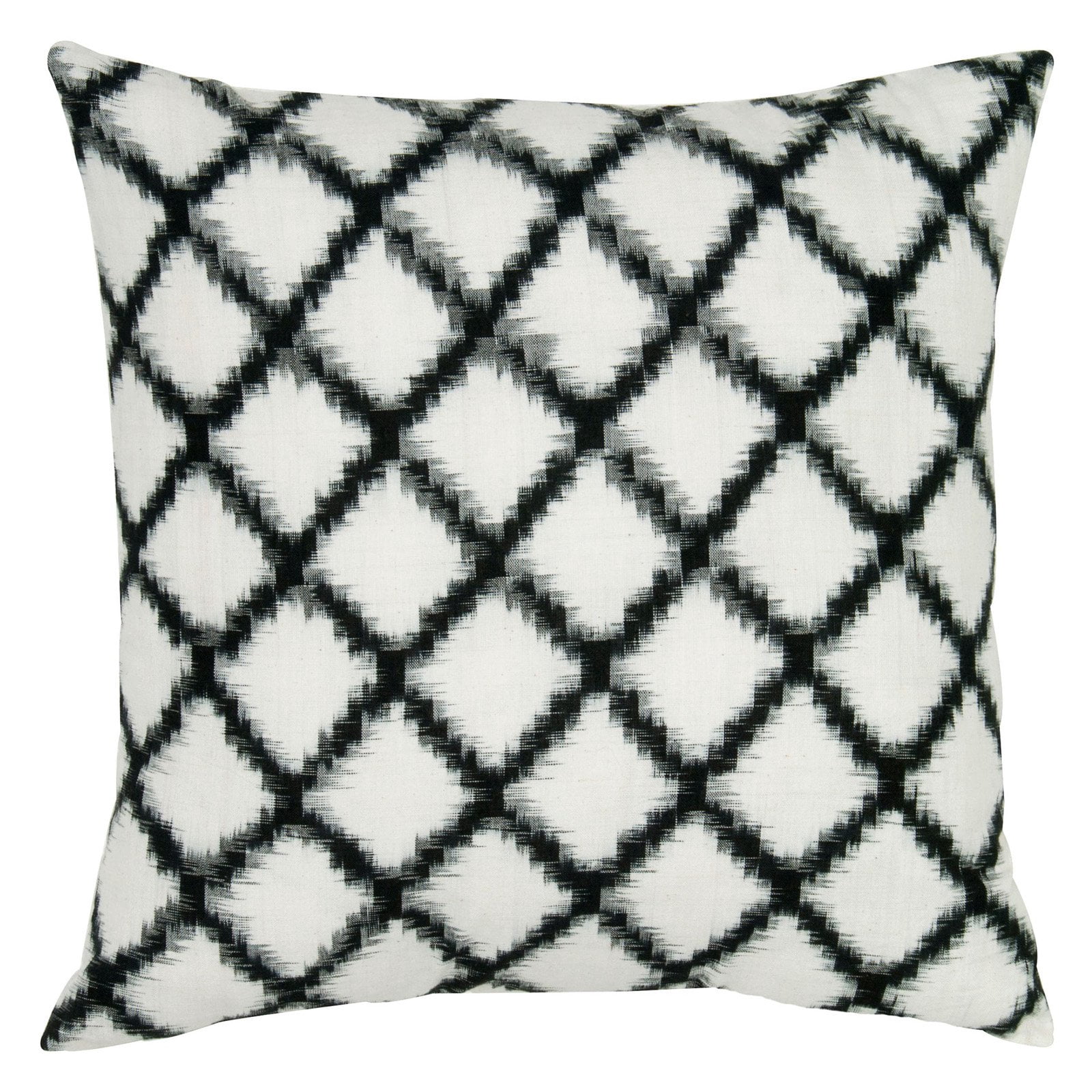 Rizzy Home 18 x 18 Cream Pattern Decorative Throw Pillow