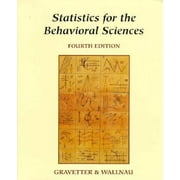 Statistics for the Behavioral Sciences, Used [Hardcover]