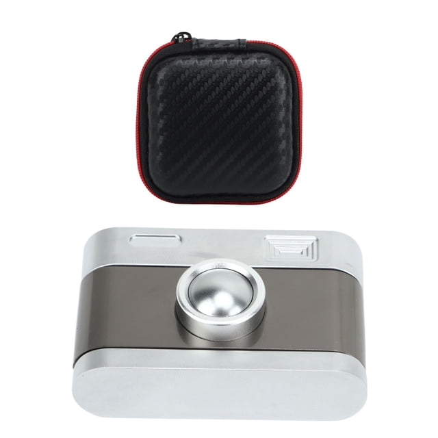 Camera Shaped Fidget Slider ADHD Push Slider Adult Metal Press Click Anxiety Stress Relief Slider Toy for Office Black,ClickStressReliefSlider,ClickPushSliderToy