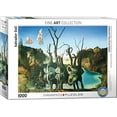 thumbnail image 1 of EuroGraphics Salvador Dalí Swans Reflecting Elephants Puzzle (1000 Piece), 1 of 2