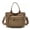 Brown, variant on URSOFINE Canvas Multi-Pocket Tote Bag, Convertible Crossbody Shoulder Handbag for Work Travel Daily Use, Large Capacity Casual Messenger Bag with Detachable Strap