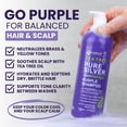 thumbnail image 2 of KESMEDIK Tea Tree Purple Shampoo with Rosemary & Aloe, Professional Anti Brass Toner, Removes Yellow Tones for Gray, Bleached, White & Blonde Hair, Nourishes & Refreshes Scalp, Sulfate-Free, 16 fl oz, 2 of 7