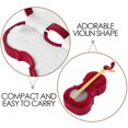 thumbnail image 3 of RUNROTOO Violin Shaped Ring Storage Box For Women With Cute Design And Protection 1Pack, 3 of 8