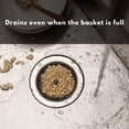 thumbnail image 4 of Colador para fregadero de cocina Dripsie de 3,25" antiobstrucción, gris, 4 of 6