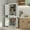 White Wood Grain, variant on GVN 72.5" Pantry - Kitchen Pantry Cabinet with Doors and Shelves, Pantry for Dining Room, Kicthen, Black Wood Grain