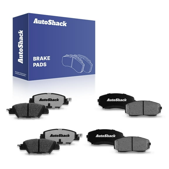 AutoShack Front & Rear Ceramic Brake Pad Set Replacement for 2019-2025 Mazda CX-5 8-PC