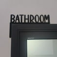 thumbnail image 7 of Uutvmp Funny Acrylic Door Topper, Minimalist Over The Corner Frame Decor Signs for Front Door Bathroom, Black, Bathroom, 7 of 7