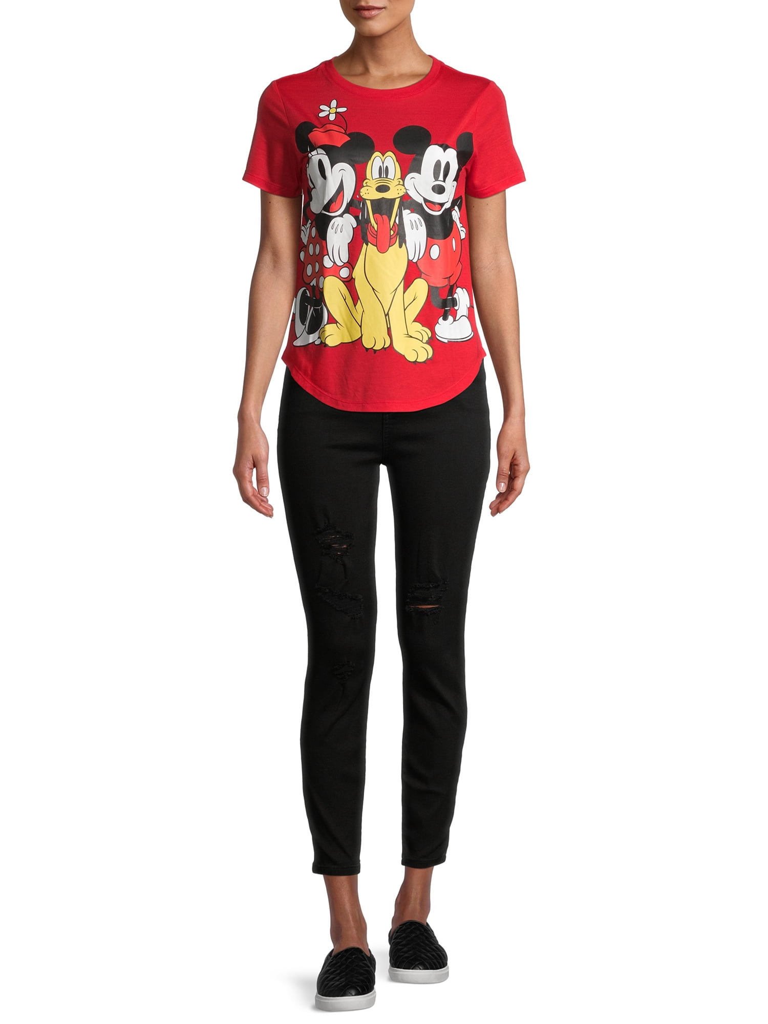 Mickey & Minnie Juniors' Graphic T-Shirt