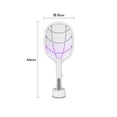 thumbnail image 2 of 2-in-1 Handheld Bug Zapper Racket Electric Fly Swatter Mosquito Killer with Table Charging Base Rechargeable 500mAh Battery for Bedroom Nursery Room Indoor Outdoor, 2 of 8