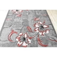 thumbnail image 6 of Premium Hand Carved Abstract Modern Rug Contemporary Colorful Thick Carpet Design 6001 (7'8"x10'8",Red), 6 of 6