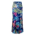 thumbnail image 3 of MixMatchy Women's Basic Foldable High Waist Regular and Plus Size Maxi Skirts, 3 of 4