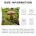 thumbnail image 5 of GOSMITH  Throw Pillow Cover  Mushroom Disc Fungus Forest Screen Fungus, 5 of 5