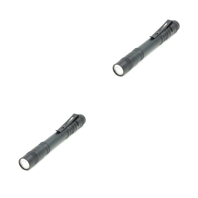 Naiovety Paquete de 5 minilinternas con pilas, portátil, de bolsillo, para acampar, ciclismo, pesca, pequeña linterna, lámpara de noche, 8,8 8.8 cm 2Conjunto
