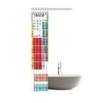 thumbnail image 2 of MYPOP Color Periodic Table of Elements Gifts Chemistry Student Modern Family Decor Science Lover Smart Educational Home Textile Design Fabric Shower Curtain 36 X 72 Inches, 2 of 2