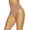 Hazelnut, variant on Felina Women's Fusion Waist Shapewear Thong (Black, Small)