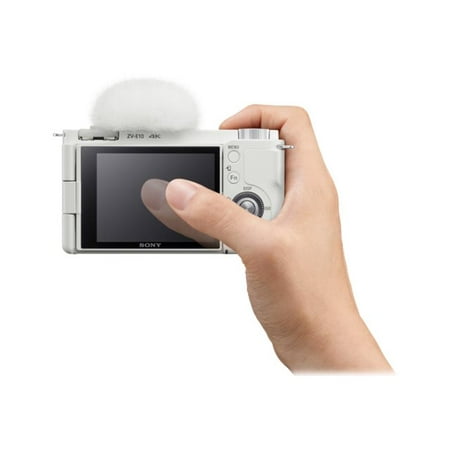 Sony - Alpha ZV-E10 Mirrorless Vlog Camera - Body Only - White