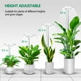 thumbnail image 2 of 8 inch Grow Lights for Indoor Plants,Large Plant Light with 3 Timers, 10 Level Dimmable Brightness, Full Spectrum Plant Lamp, Height Adjustable for Tall Plants, 2 of 7