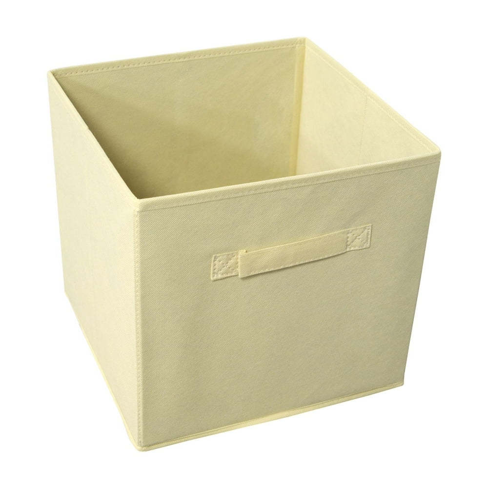 Traditional Elegance Collapsible Storage Bins Tan 4 Bins Per Pack