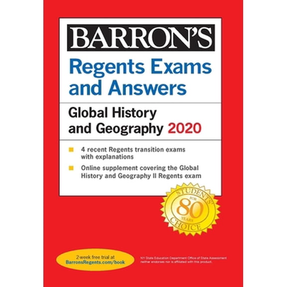 Pre-Owned Regents Exams and Answers: Global History and Geography 2020 (Paperback) 1506254071 9781506254074
