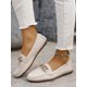 thumbnail image 1 of Women's Soft Breathable Flat Shoes, Breathable Flat Loafers, Casual Home Shoes, Slip Resistant Mother Shoes, Retro Flat Shoes, 1 of 3