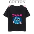 thumbnail image 5 of Camiseta de algodón para niños de Lilo Stitch Anime, camisetas para niños, camisetas para niños, camisetas casuales de manga corta con cuello redondo de moda de verano 2024, 5 of 5