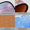 thumbnail image 4 of Coolnut Kitchen Rugs 2 Piece Waterproof Non Slip Kitchen Mat Modern Flower Kitchen Rug Set for Sink Office Kitchen Cafe, 19.7"x47.2"+19.7"x27.6" Home Decor Gifts, 4 of 7