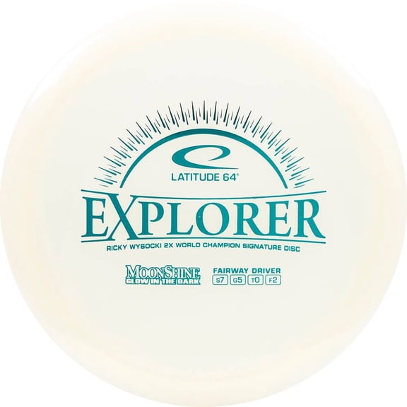 Latitude 64 Moonshine Glow Opto Explorer Fairway Driver Golf Disc [Colors may vary]