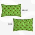 thumbnail image 2 of Fotbe dogs on a green background Pattern Pillow Cases - Envelope Closure - Luxury, Extra Soft, Cooling Pillow Covers - Wrinkle, Fade, Stain Resistant-20"x30", 2 of 6