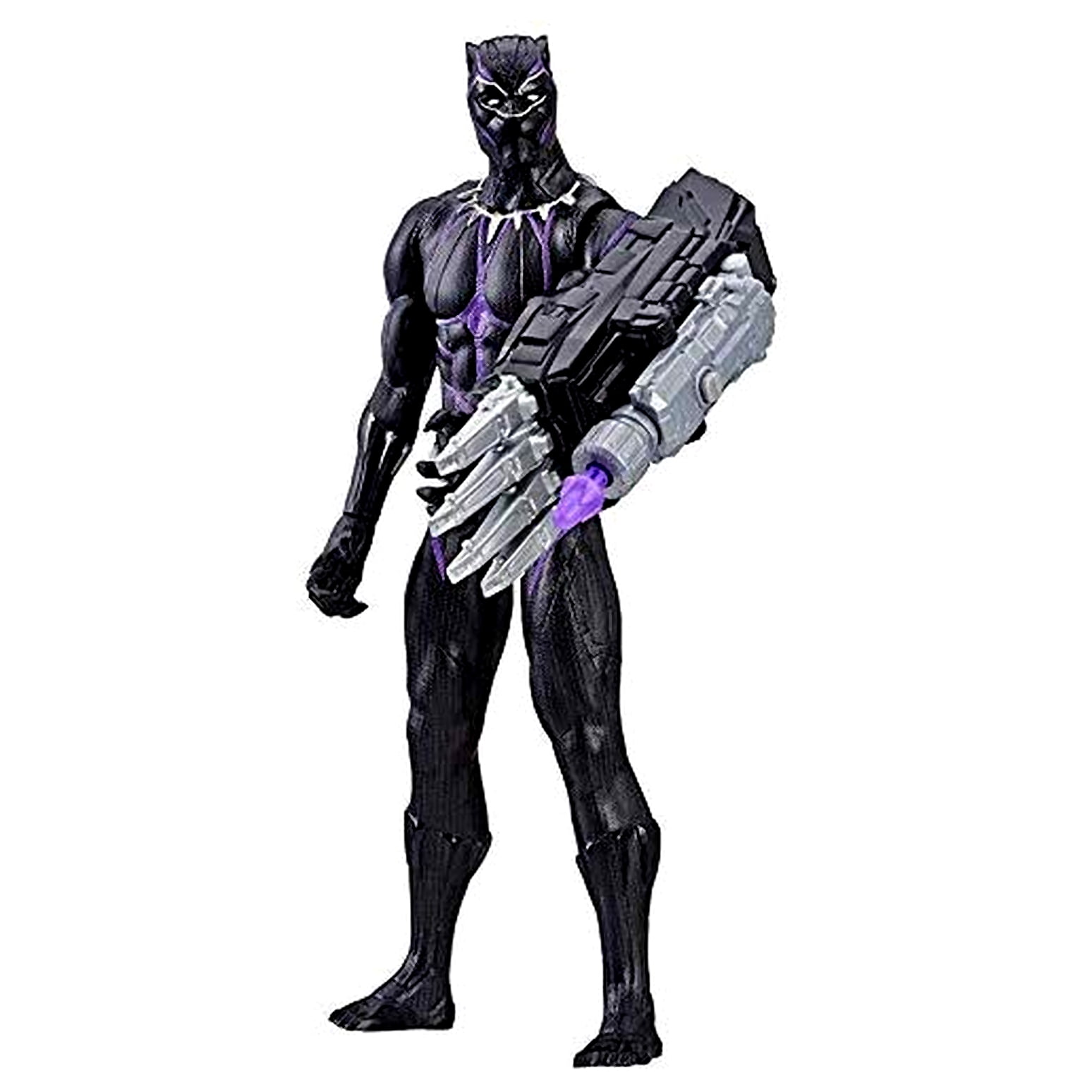 Marvel Titan Heroes 4-Pack 12-inch Captain Marvel Iron Man Star-Lord Black Panther Action Figure Set
