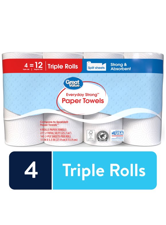 Great Value Paper Towels in Paper Towels