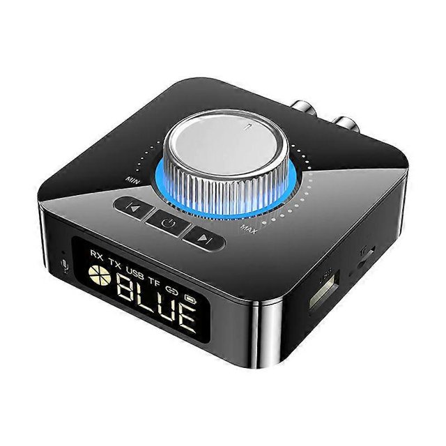 3D Stereo Music NFC Wireless Adapter Audio Transmitter Receiver Bluetooth 5.0 TF Card RCA 3.5mm AUX Adapter IR Control With Mic