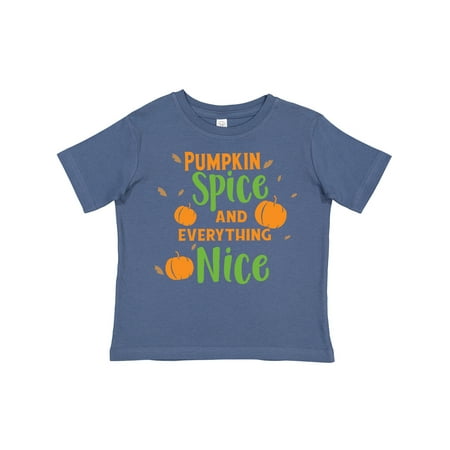 

Inktastic Pumpkin Spice and Everything Nice Fall Autumn Gift Toddler Boy or Toddler Girl T-Shirt
