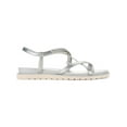 thumbnail image 2 of Sun + Stone Womens Juune Faux Leather Toe-Post Slingback Sandals, 2 of 3