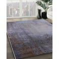 thumbnail image 2 of Ahgly Company Indoor Rectangle Mid-Century Modern Purple Oriental Area Rugs, 2' x 4', 2 of 6