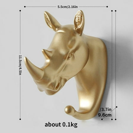 

5 Styles Wall Hanging Hook Vintage Deer Head Animal Hanger Clothes Hat Scarf Key Deer Antlers Hanger Rack Wall Decor