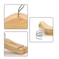 thumbnail image 5 of Wooden Baby Hangers,Kids Hangers,Notched Shoulder Design for Children Clothes,Decoration Hanger,10, 5 of 5