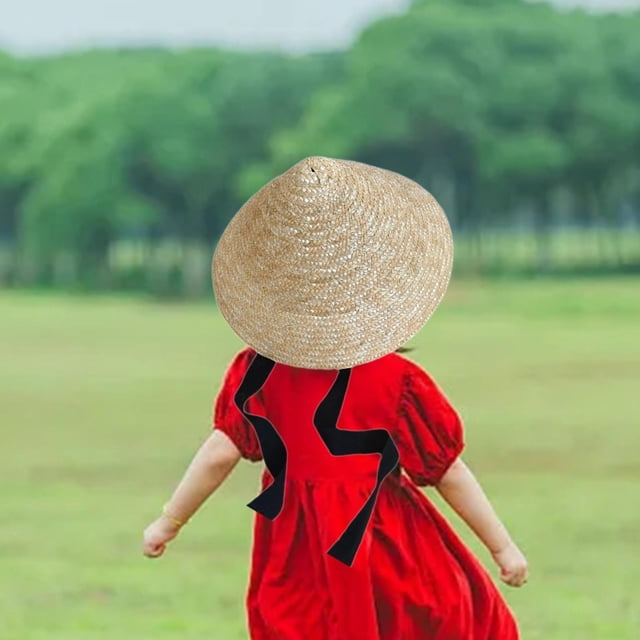 Sombrero de Playa para Niñas Hugo Paja Verano 30 cm