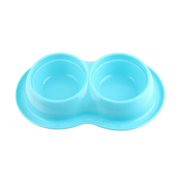 Pet stainless steel double bowl pet dog bowl tableware cat anti-antworm cat bowl